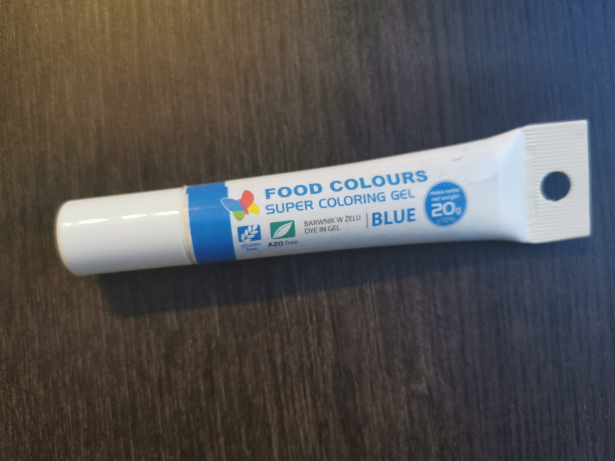 Žydros spalvos gelinis dažiklis, 20 gr.