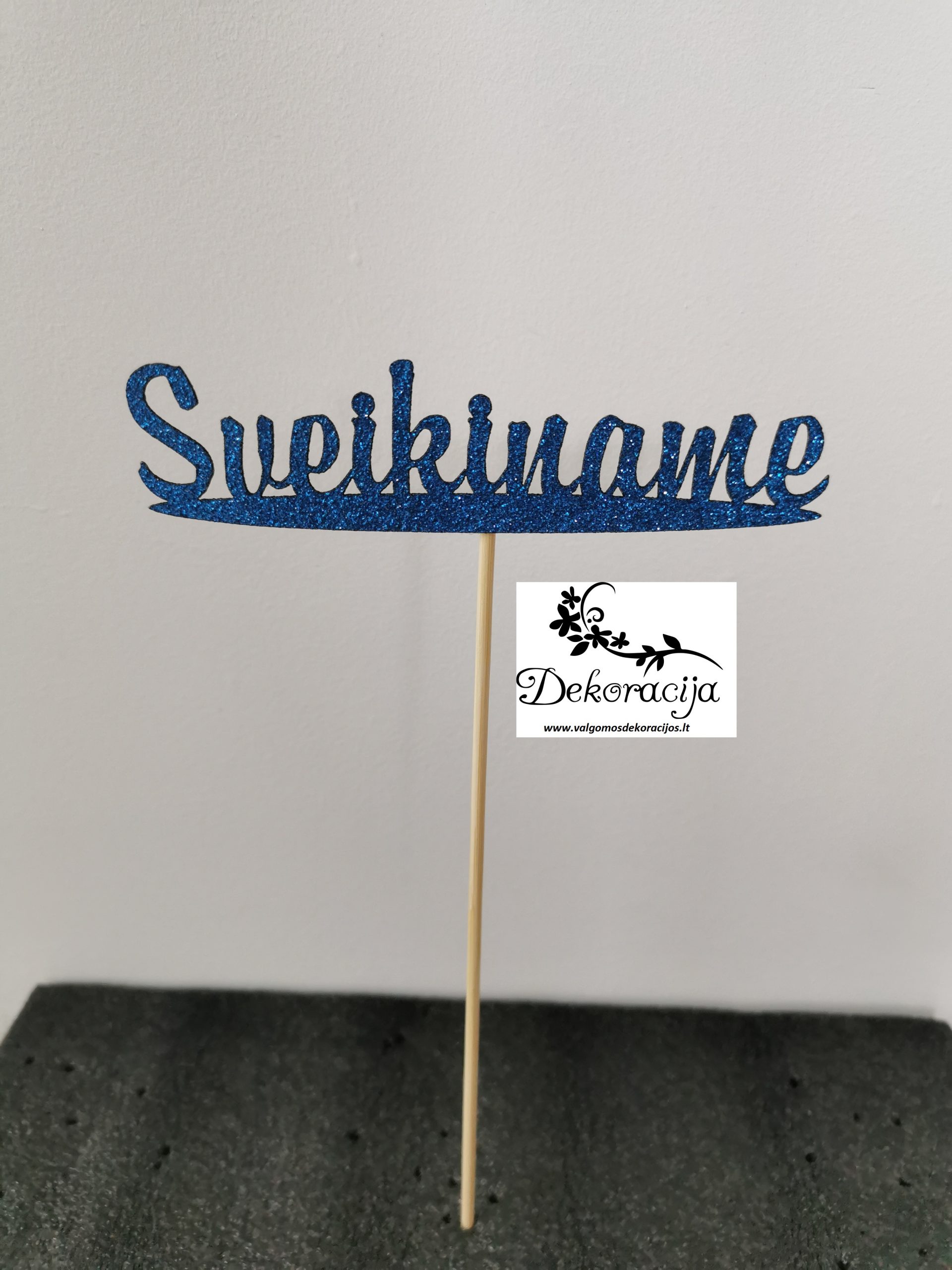 Popierinis toperis "Sveikiname" Nr. L7, 1 vnt.