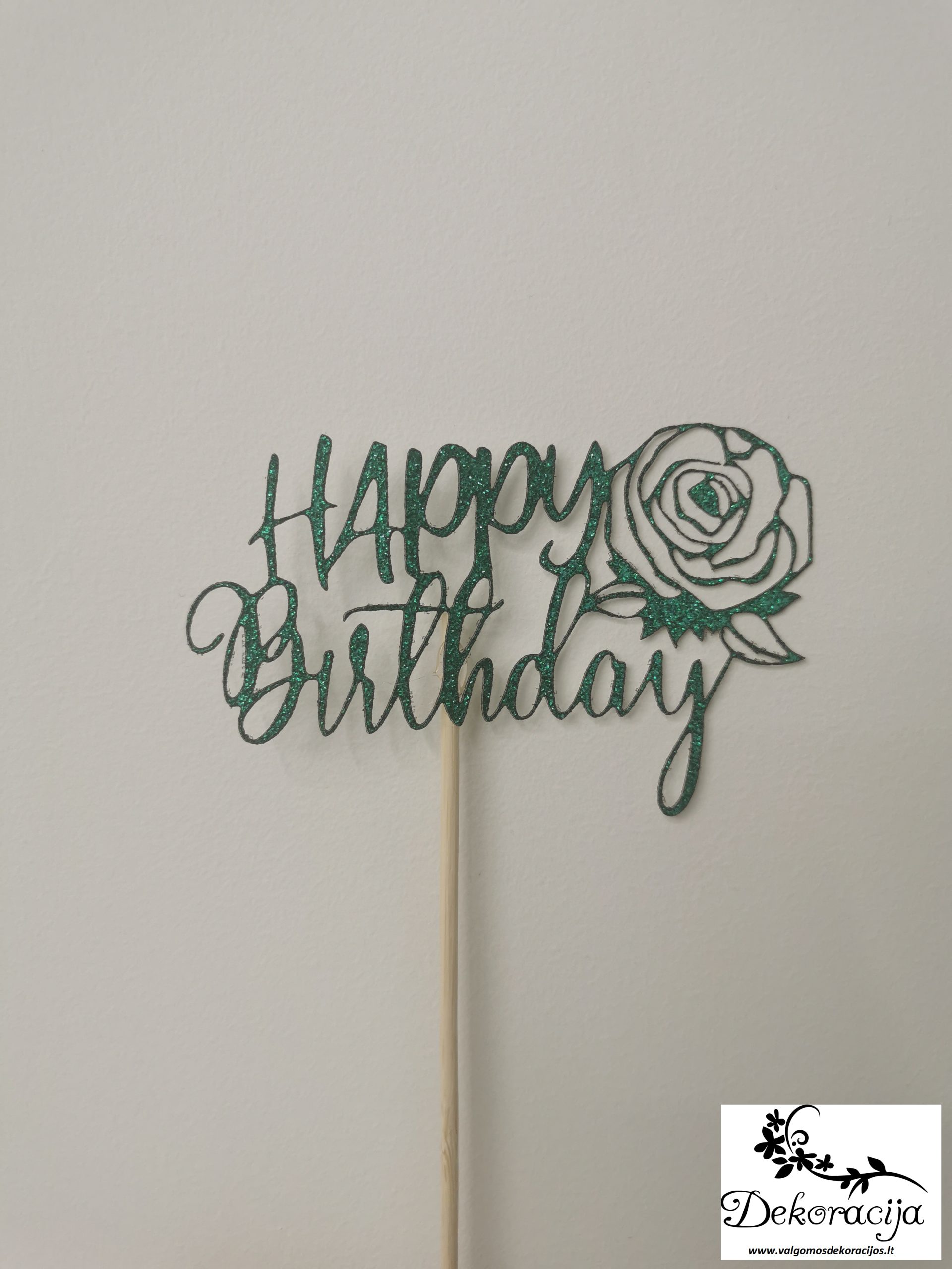 Popierinis toperis "Happy birthday" Nr. L25, 1 vnt.