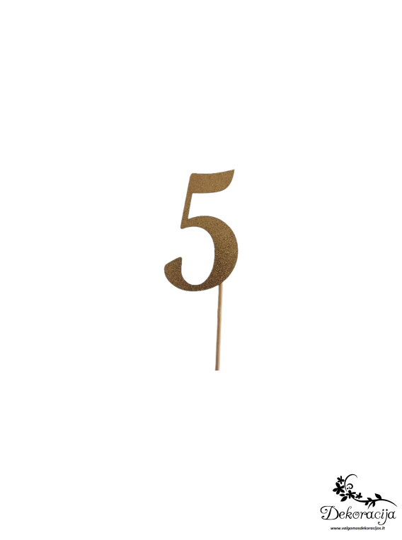 Popierinis toperis "5" Nr. L31, 1 vnt.