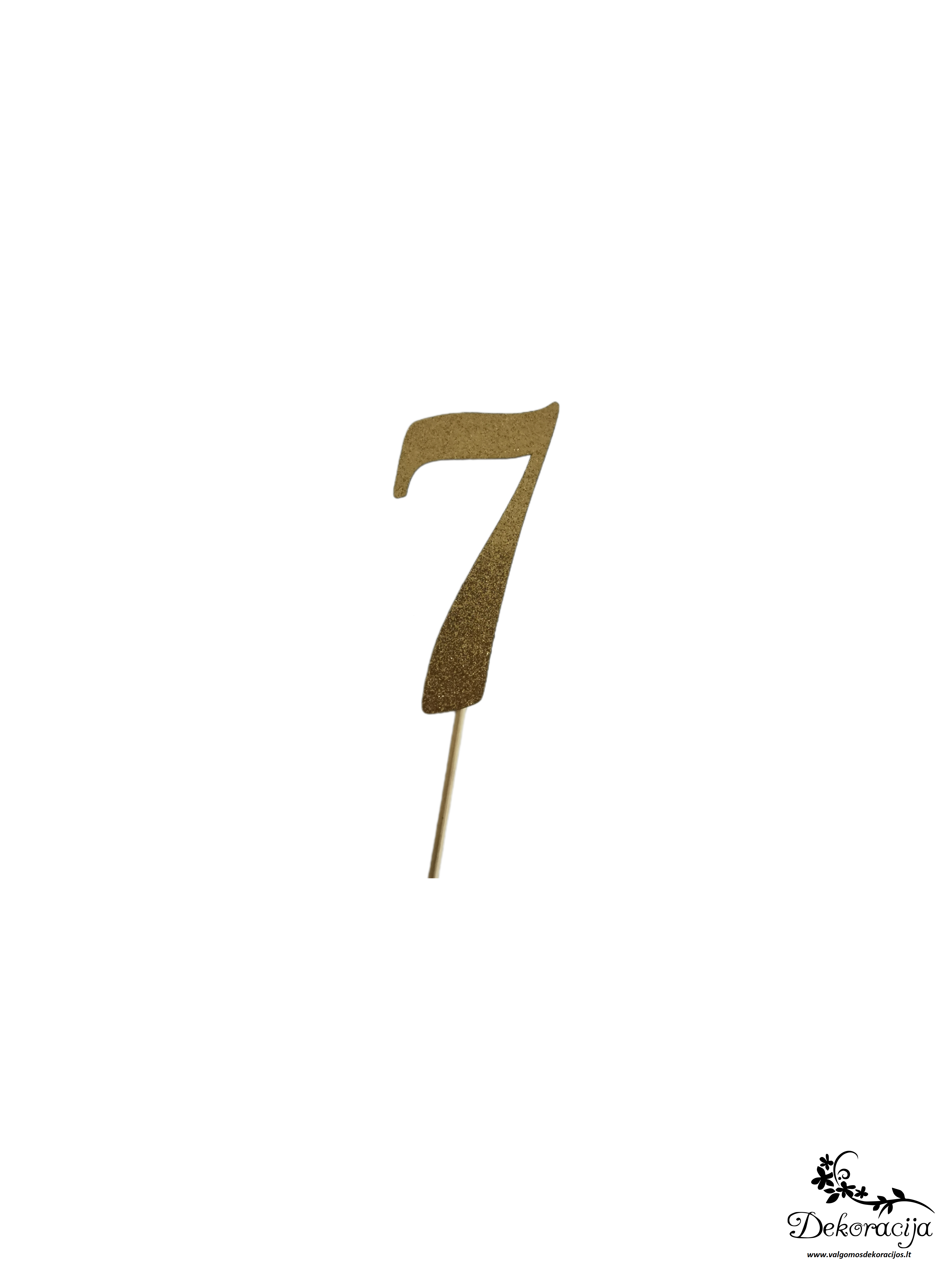 Popierinis toperis "7" Nr. L31, 1 vnt.