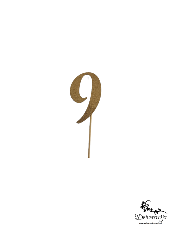 Popierinis toperis "9" Nr. L31, 1 vnt.