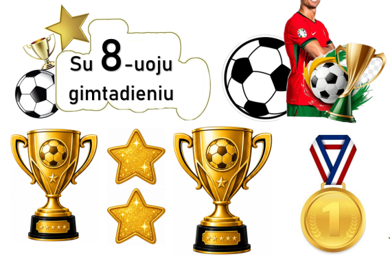Lakštas "Ronaldo", 1vnt.
