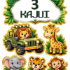 Lakštas "Safari", 1vnt.